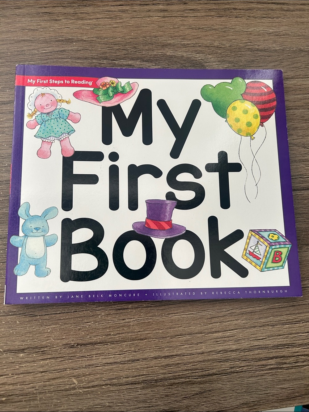 My First Book - Purple Cover Kids Picture Book